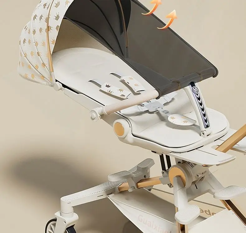 Hot Selling Baby Stroller Portable Folding Toddler Baby Buggy 3 in 1 Stroller Adjustable Baby Strollers