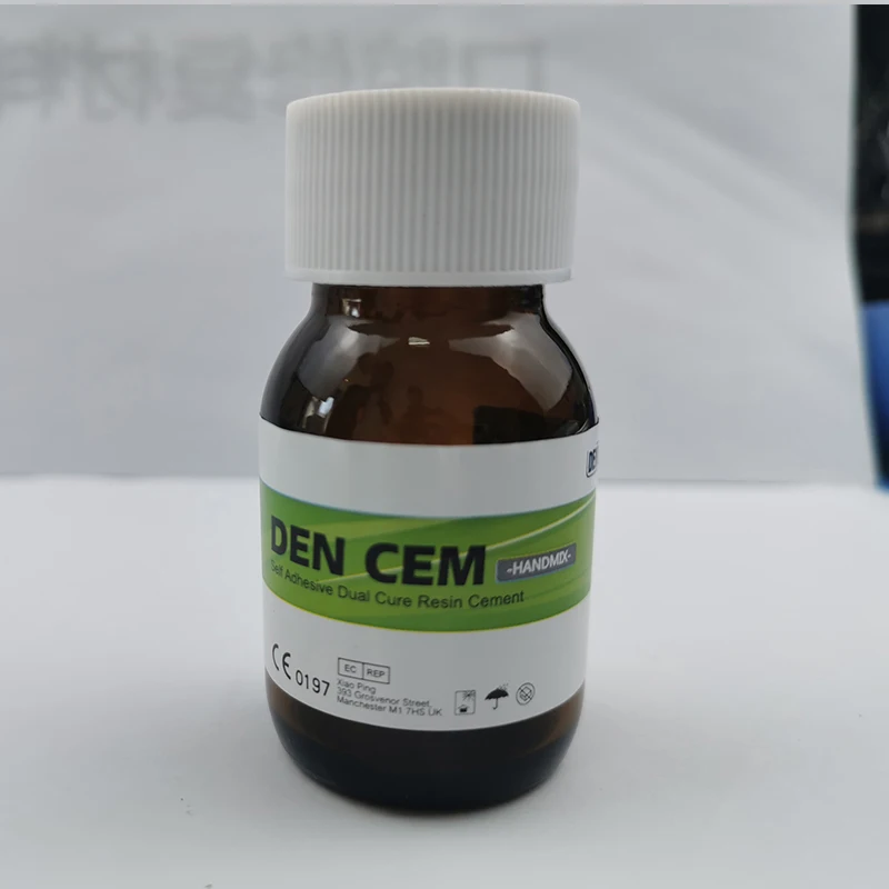 best-selling high quality competitive price dentex handmix self adhesive resin cement (power and liquid) cementation