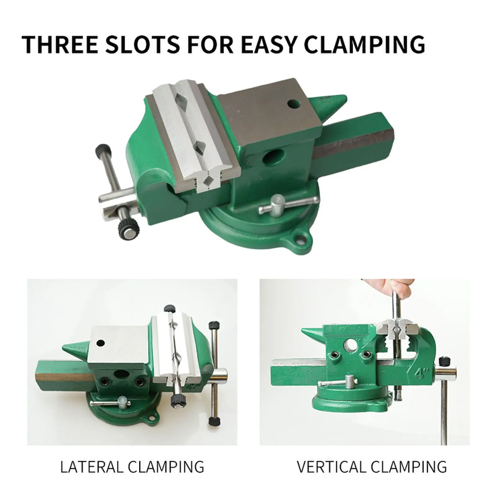 2pcs V-clips Aluminum Alloy Profile 4/5/6/8 Inch Milling Steel Vise Hard Jaws Fixture V-Jaws With Strong Magnets