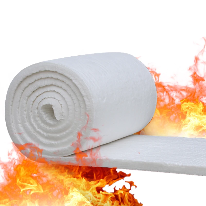 1260 Aluminum Silicate Insulation Ceramic Fiber Blanket For Boiler Insulation