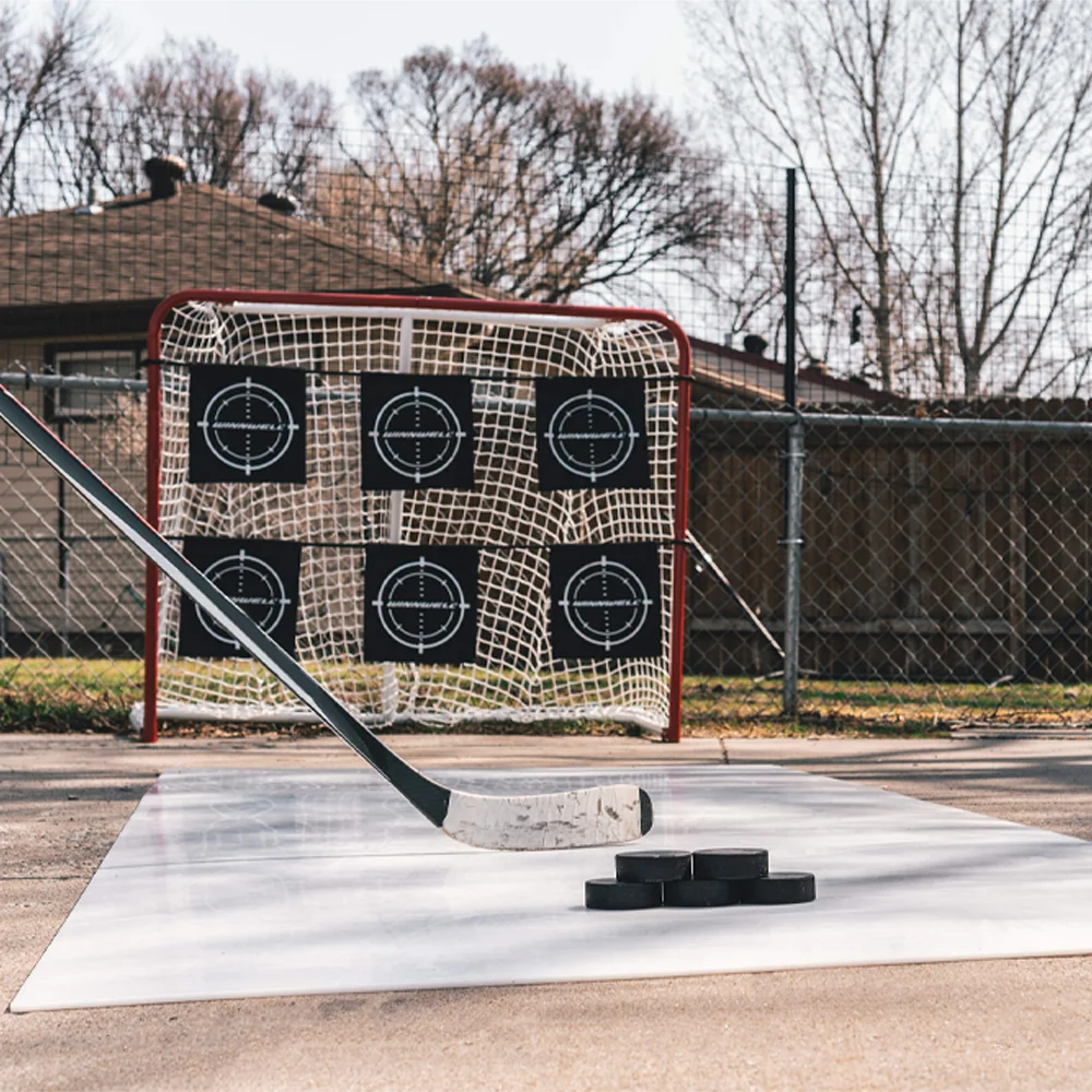 ZSPE Hot Selling Hockey Training Equipment Cheap HDPE Synthetic Ice Hockey Shooting Pad