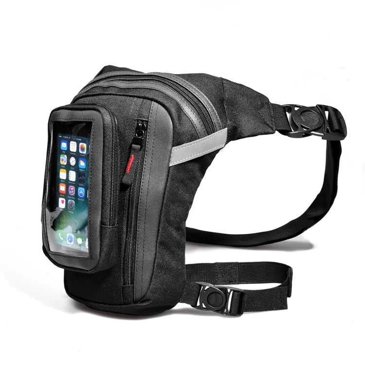  Fashion Motorcycle Portable Sport Leg Bag Belt Waist motorcycle bags For Hiking Riding