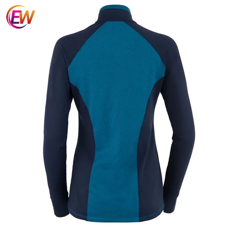 EW OEM/ODM Wholesale Women Dry Fit Equestrian Shirt Horse Riding Long Sleeve Base Layer