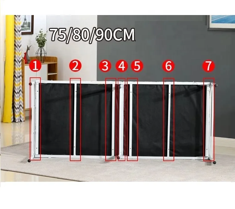 Home Furniture Cheap Metal Folding Bed Heavy Duty Steel Space Saving Guest Bed