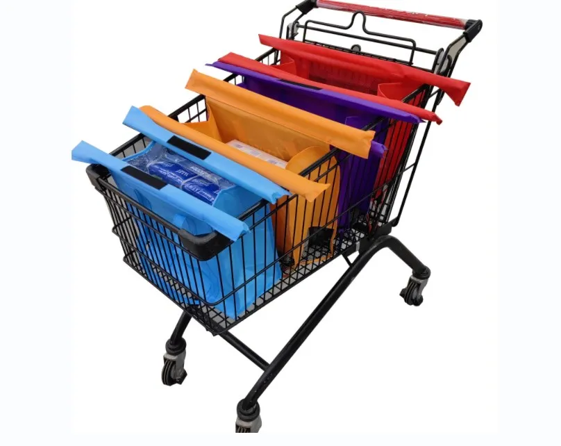 Reuse Non woven trolly shopping bag supermarket shopping tote mesh bag
