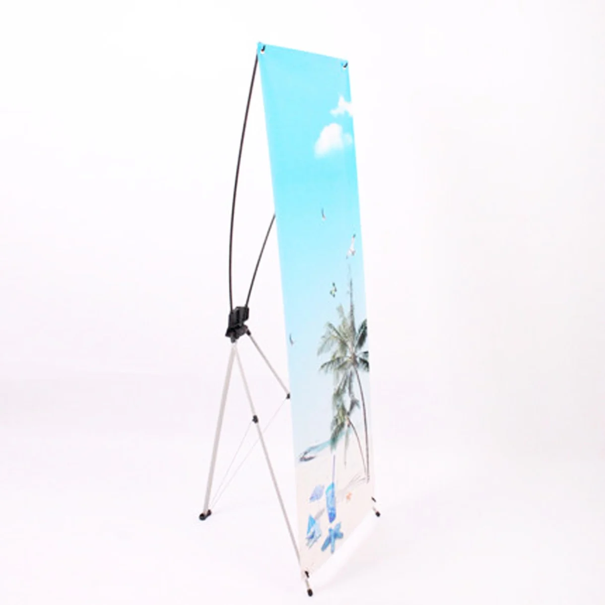 Adjustable standard size 60*160cm/80*180cm trade show X Banner Display Stand