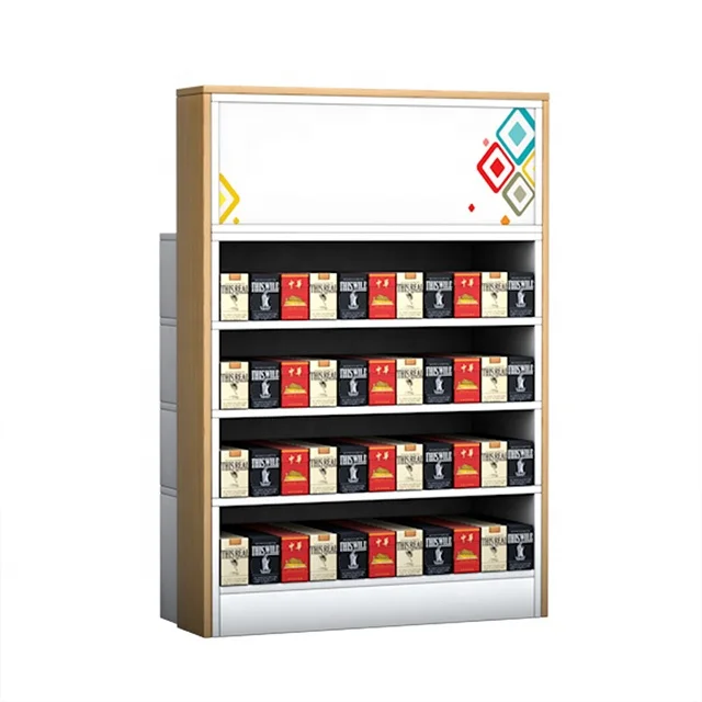 Shop Tobacco Shop Cigar Display Case Smoke Glass Showcase Custom Tobacco Rack Display Case Tobacco Shop Supplies Multi-layer Cab