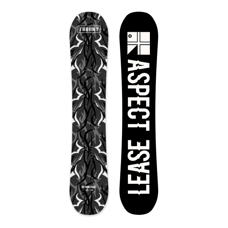 Professional Level Snowboard Pink Cross Country Skies With Flat Pattern And Eight Figure Carving