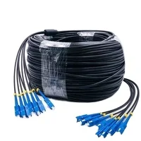 3.0mm 5.0mm  Fiber Patch Cord Cable De Conex FTTH Armoured LC/UPC-LC/UPC SM Fiber Optic Cable Drop Jumper Optical Cable