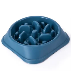 Dog Slow Feeder Bowl Non Slip Puzzle Bowl Anti-gulping Pet Slower Food Feeding Interactive Bloat Stop Dog Bowl