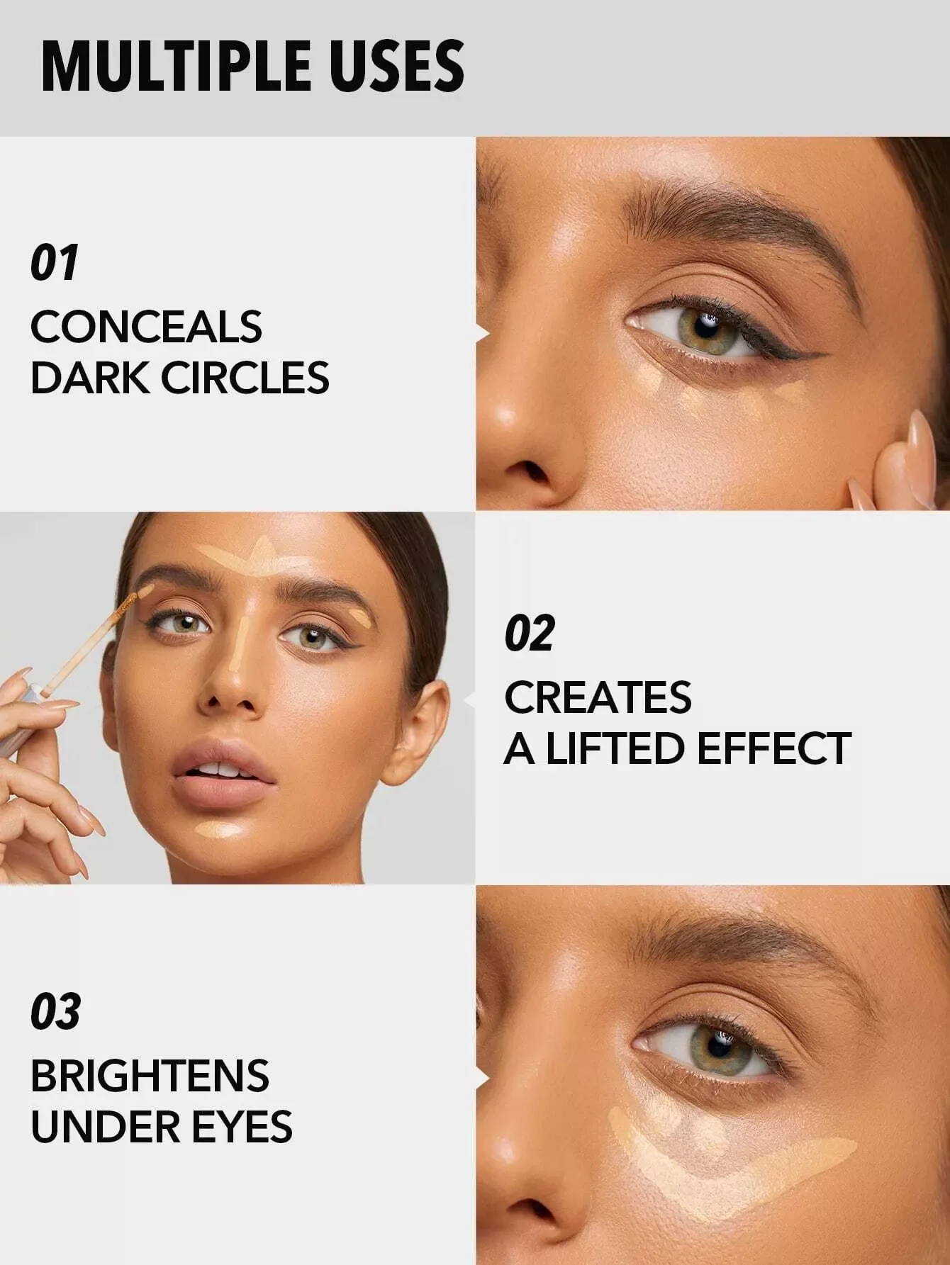 Free Sample Custom Logo Private Label Long Lasting Matte Makeup Full Coverage Liquid High Definition HD Pro Concealer (new)
