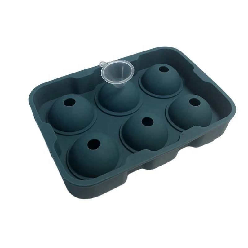 Custom Designer Reusable Ice Grid Series Clear Maker Ice Cream Tools Bpa Free Silicone Ice Cube Tray