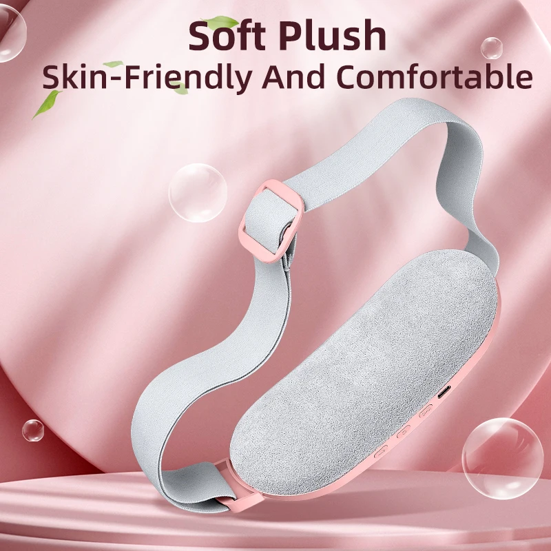Beslife  Menstrual Heating Belt Hot Compress Warm Palace Vibrating Heating Pad Menstrual Lumbar Massage Belt Slimming Vibrating