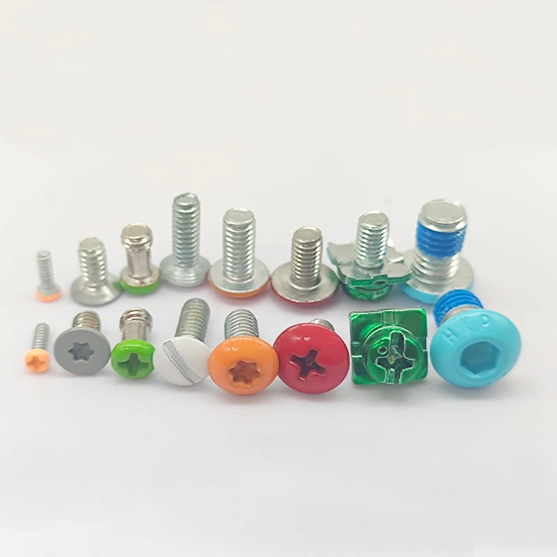 Chinese Screw Manufacturers Paint screws Customized in various colors perfect matching products Color Anodized Screws