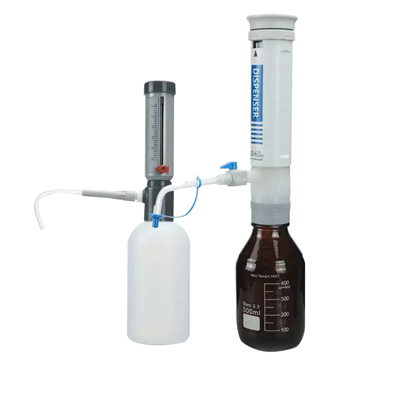 Premium Bottle Top Dispenser Adjust Quantitative Lab Dispenser Large Capacity Up To 100mL Fully Autoclavable DispenserMate-Pro