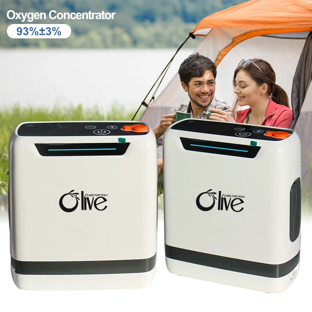 Olive Oxygen Generator 3l Oxygen Therapy Concentrator Oxigen 5 Liter Portable Oxygene Concentrator with Mask for Travel