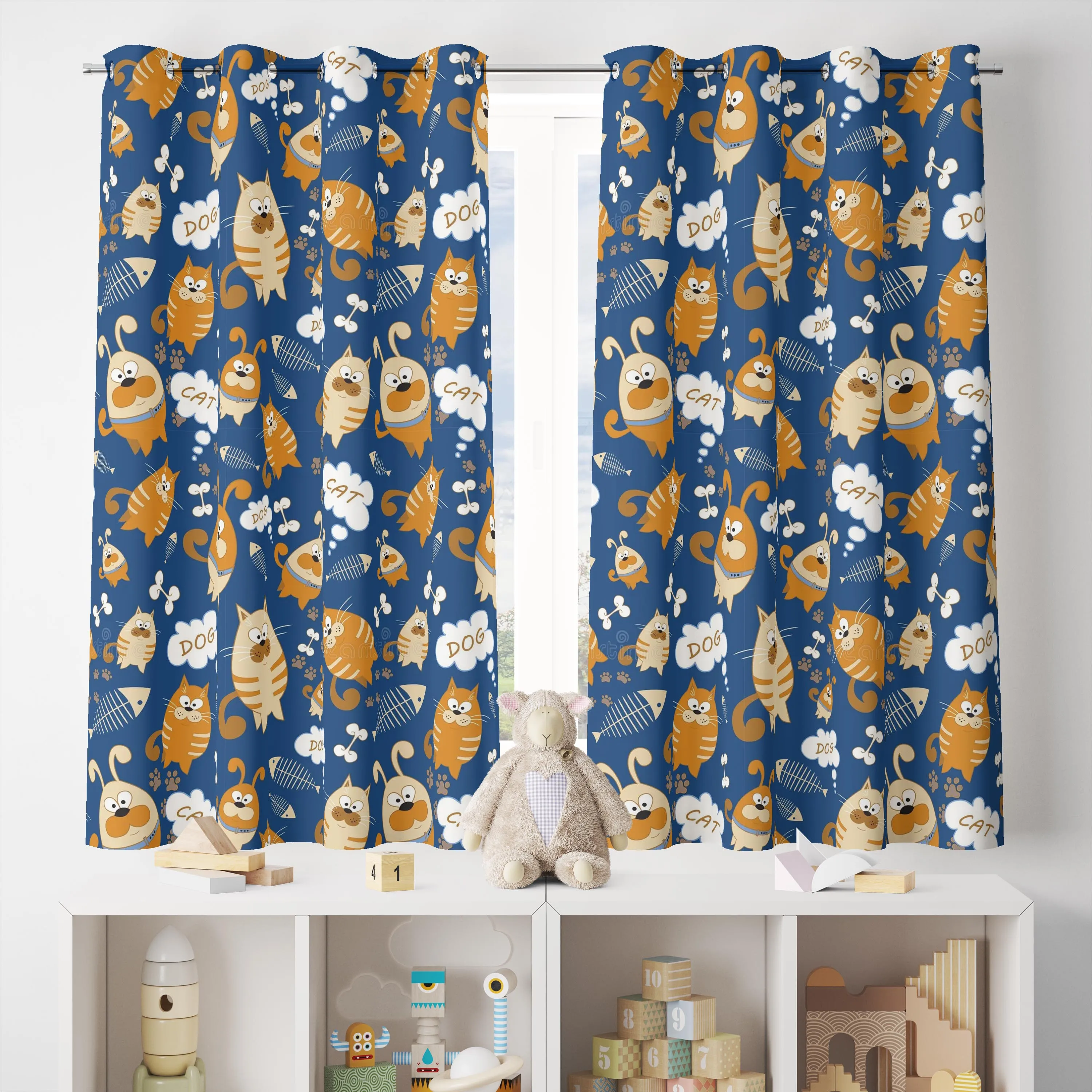 High Blackout Opaque Kitchen Curtain With Thermal Insulation For Window Wholesale