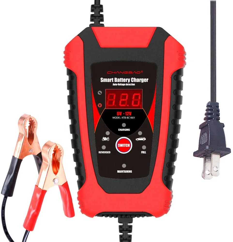6 в 12 В автоматическое автомобильное зарядное устройство для аккумуляторов 5 ступеней для мотоцикла автомобиля лодки морской гель VRLA свинцово-кислотный аккумулятор зарядное устройство для обслуживания