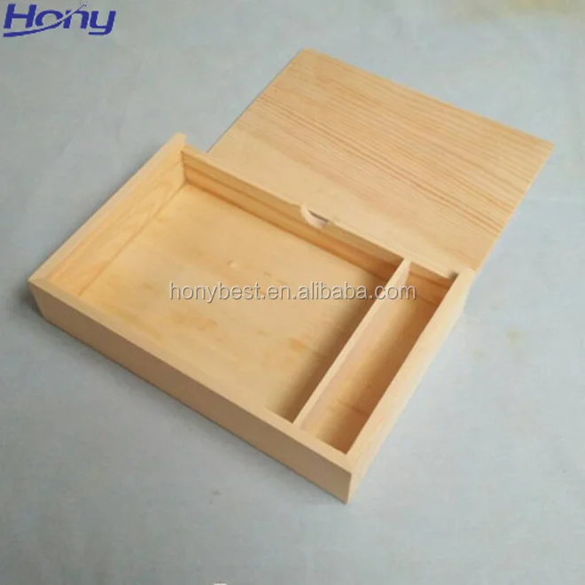 wooden box sliding lid