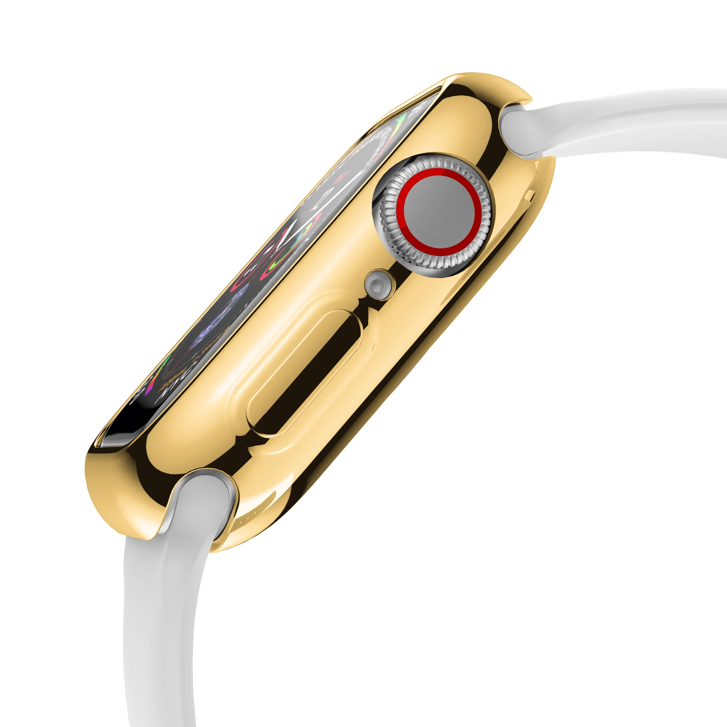  Чехол Eraysun из ТПУ для Apple Watch Series 5 4 44 мм 40 защитный чехол с рамкой идеальный бампер