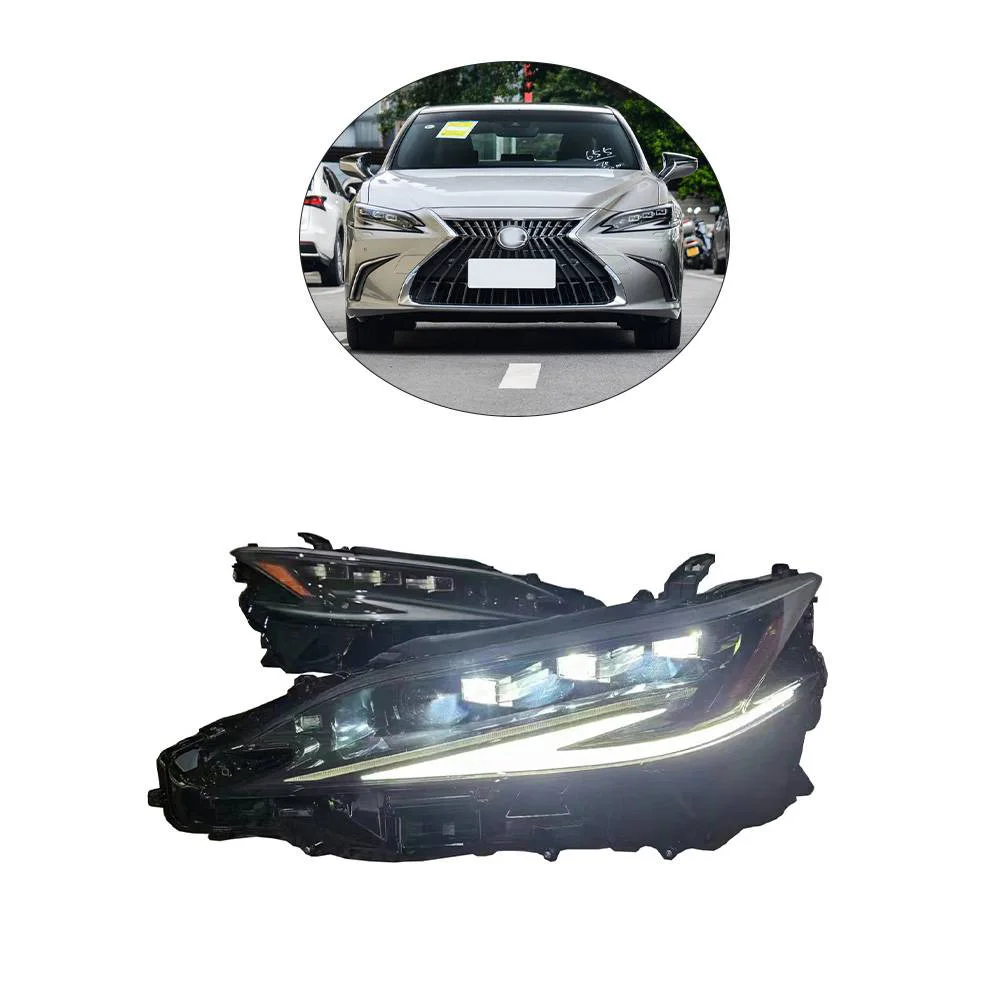High Quality LED 4 Lens Design Headlights for LEXUS ES 2018-2022 Head Lamp Upgrade to 2023 New