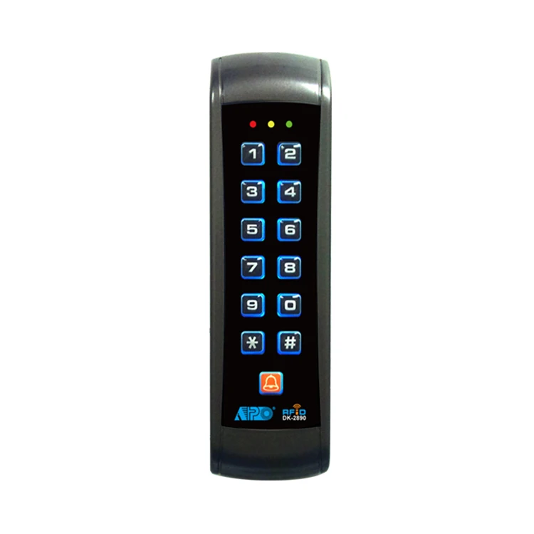 Wholesale Waterproof Mullion Mount Keypad Panel Card RFID Door Entry System 125khz EM4100 & EM4200 EM Card 1 NC/NO Relay Plastic