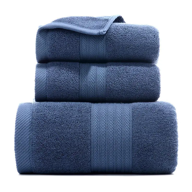 Top Quality Wholesale 100% Cotton Bath Towel Set 2024 Latest Design Customized Color Size Style Hot Selling Towels