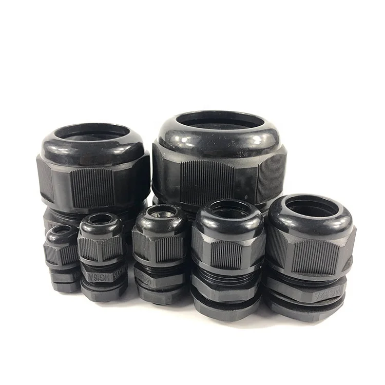 Nylon cable glands MG16A type plastic IP67 waterproof hose gland CE ROHS