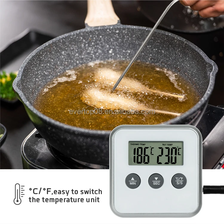 Cheap LCD Digital Cooking Food Meat Probe Thermometer