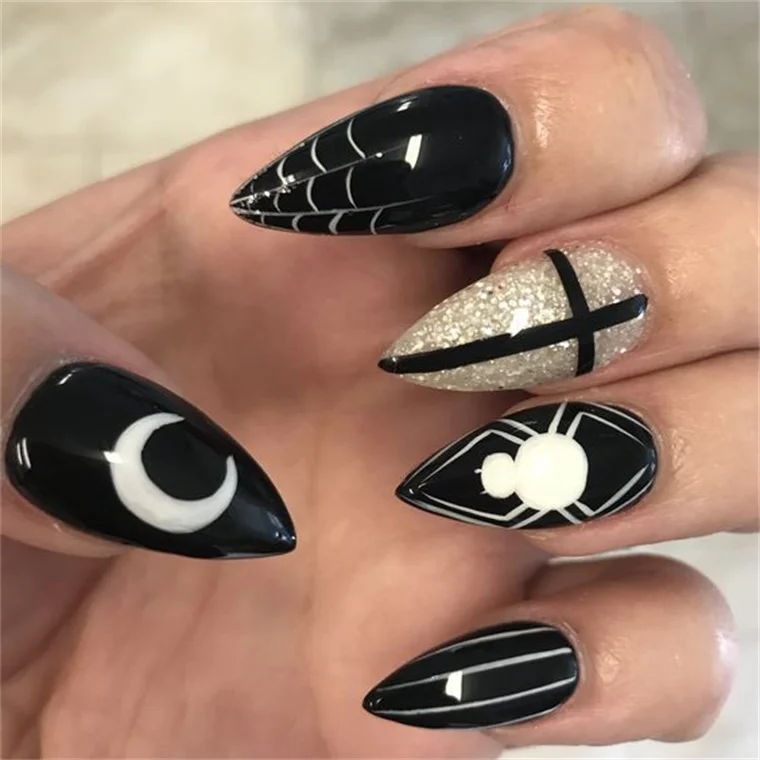 Faux Ongles Autocollants Rhinestone Purple Butterfly Artificial Fingernails Fake Nails Press On Nails