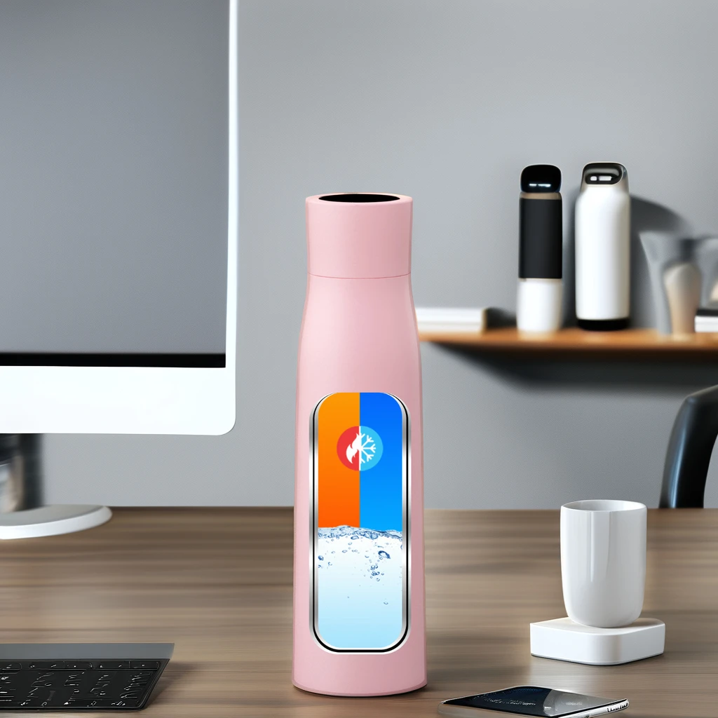 Smart UV Light Self-Cleaning Vacuum Water Bottle 306L Stainless Steel Food Grade with Reminder to Drink Water