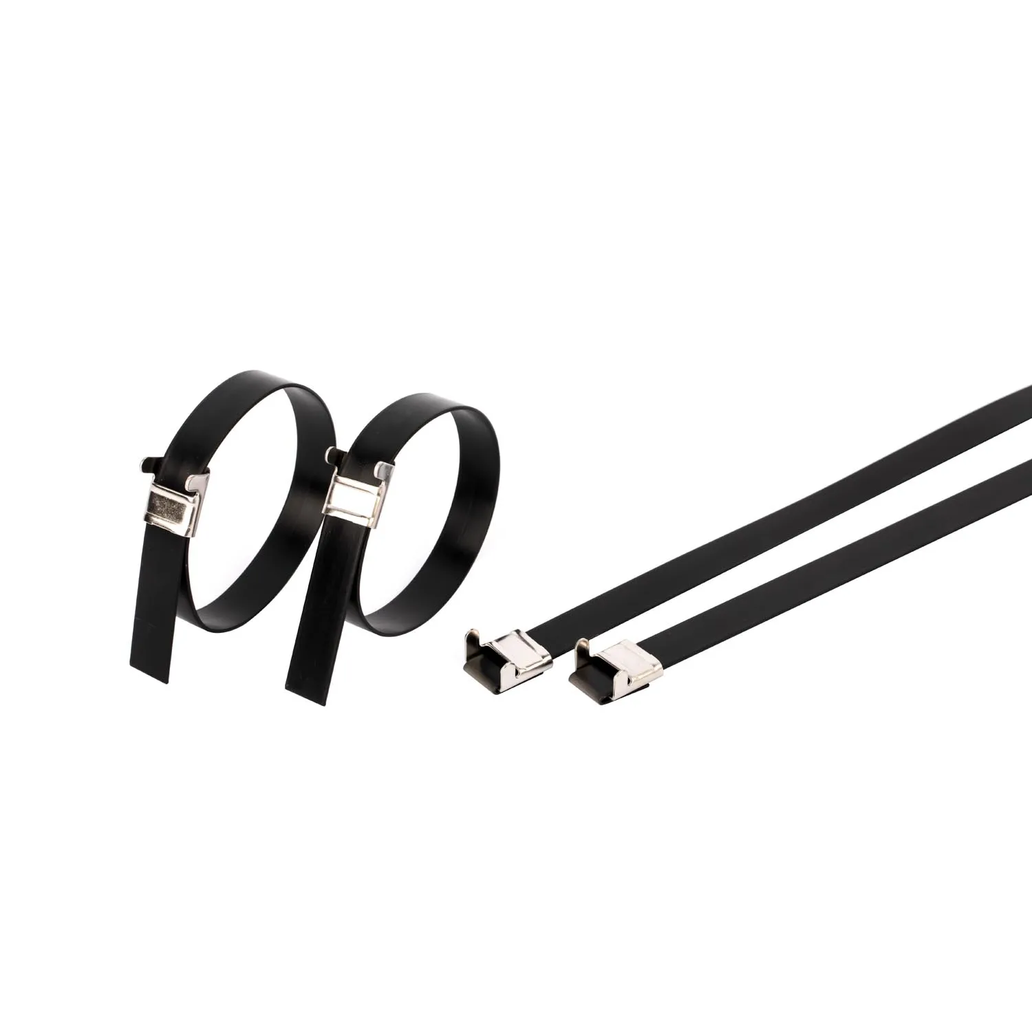 Releaseable PE covered Stainless Steel Cable Tie 316