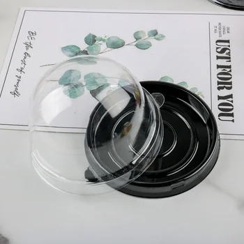 Hot Sale transparent cake box Round caking  Best Cupcake Container In Stock cup cake box