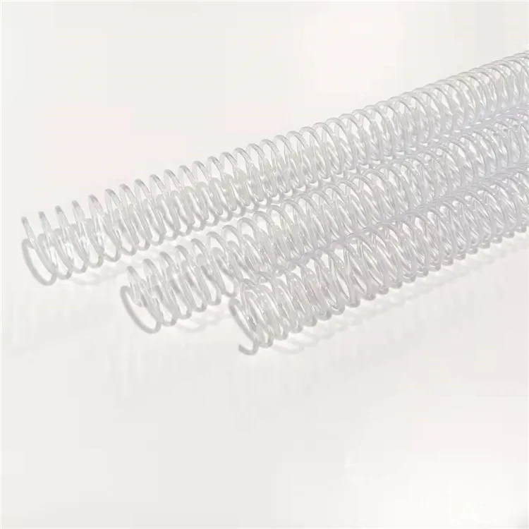 Notebook Binding Spiral Plastic Coil Anneau monofilaire en plastique Spirales plastique Coil 6-50 mm single loop wire binding