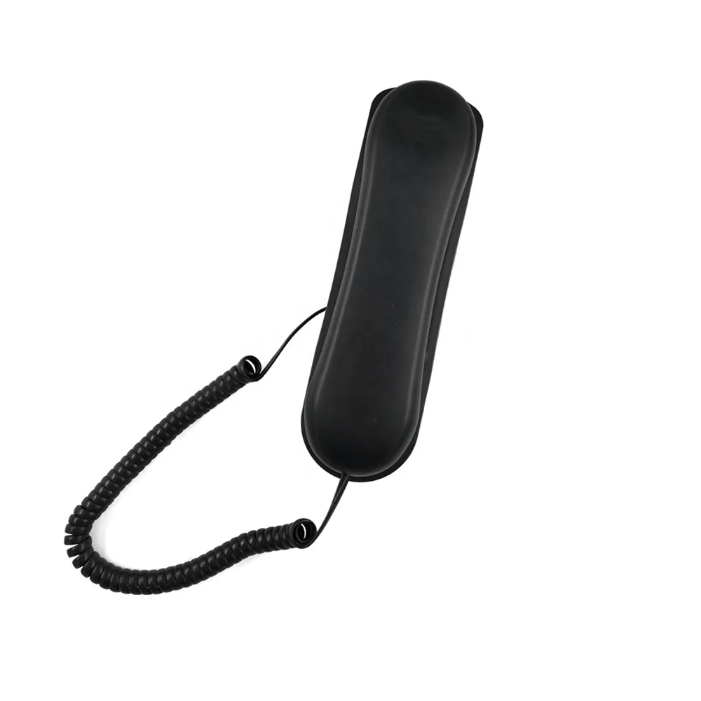 Small Size Trimline Corded Telephone With Bottom Light and Wall Mounted Telephone Compatible With Avaya NEC PBX