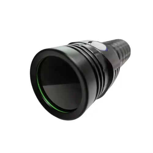 New Powerful USB C Rechargeable 30W UV Flashlight with 365NM 4 Core Chip Black Filter and Orange Peel Reflection