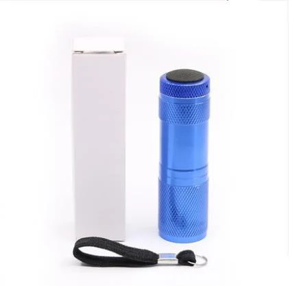 2022 Gel Curing Lamp Nail Polish Cure Light Mini Fast Nail Dryer 9 Led Uv Light Flashlight Mini Nail Lamp
