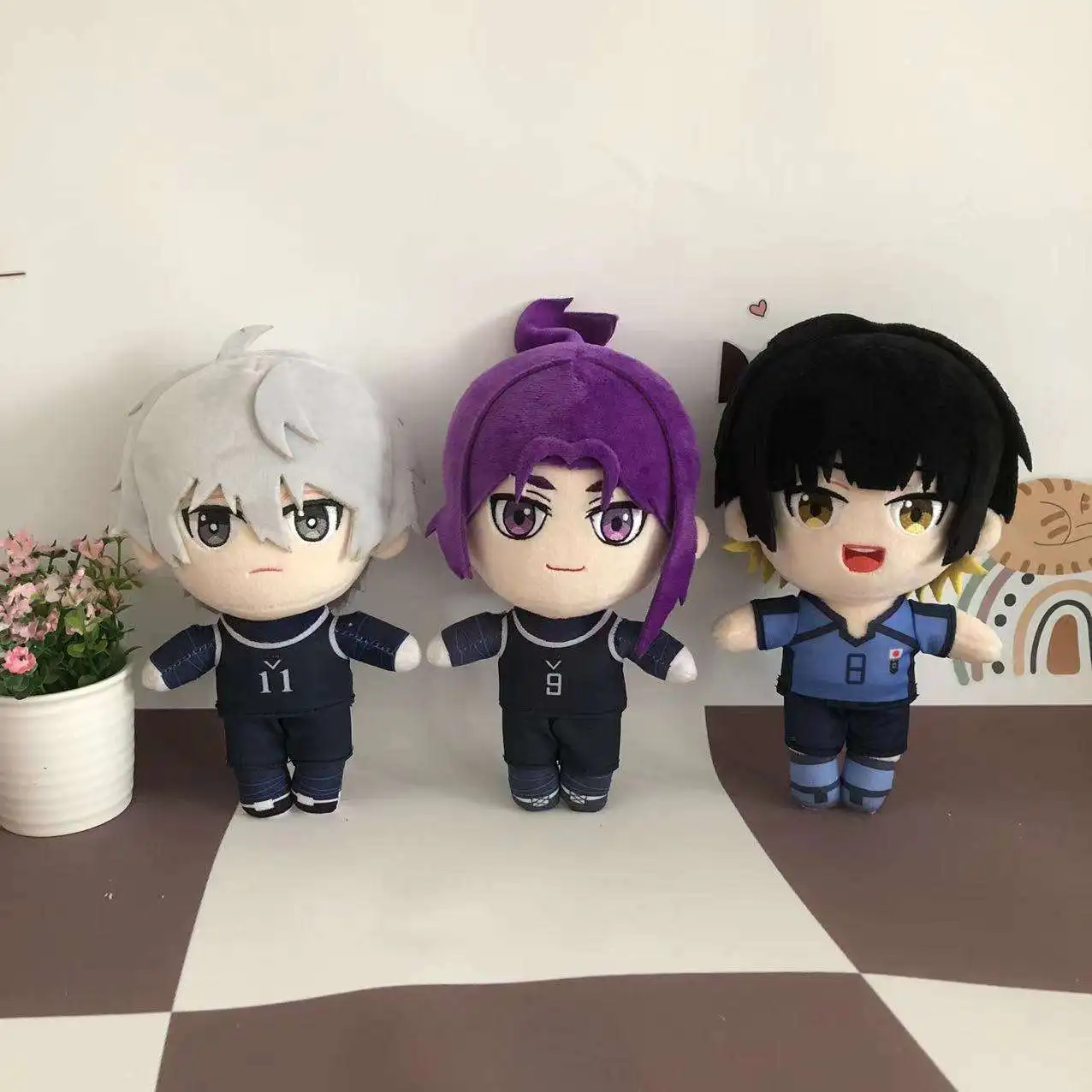 20 см синий замок Nagi Seishiro Mikage Reo Bachira Meguru мультяшная фигурка оптом милая мягкая плюшевая игрушка аниме