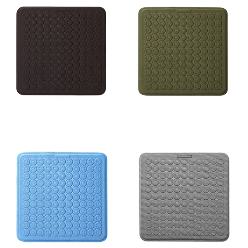 High Elasticity Summer Cushion 3D Breathable Anti-slip TPE Cold Gel Car Seat cushion Honeycomb ventilation mat truck cooling pad