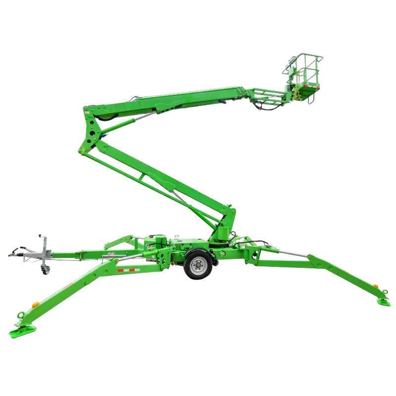 12M 16M 20M Trailer Aerial Manlift Work Platform Electrical Telescoping Boom Cherry Picker