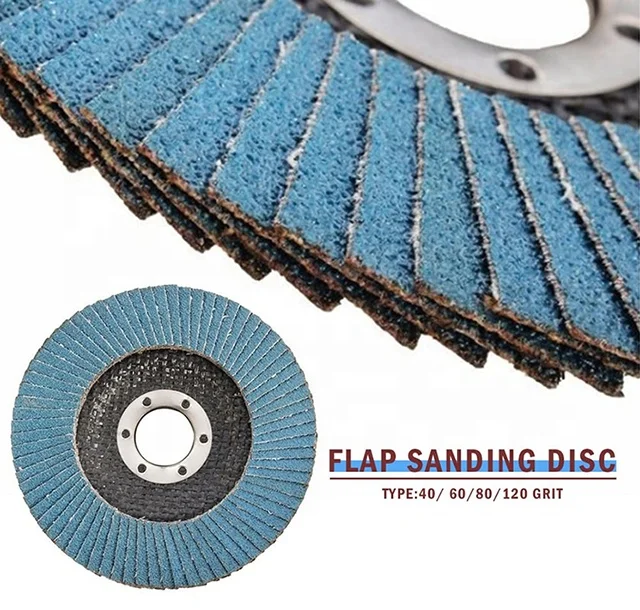 Blue Zirconia Aluminum Fiber dsic brushed abrasive disc disk Abrasive electroplate diamond flexible flap disc for ceramic glass