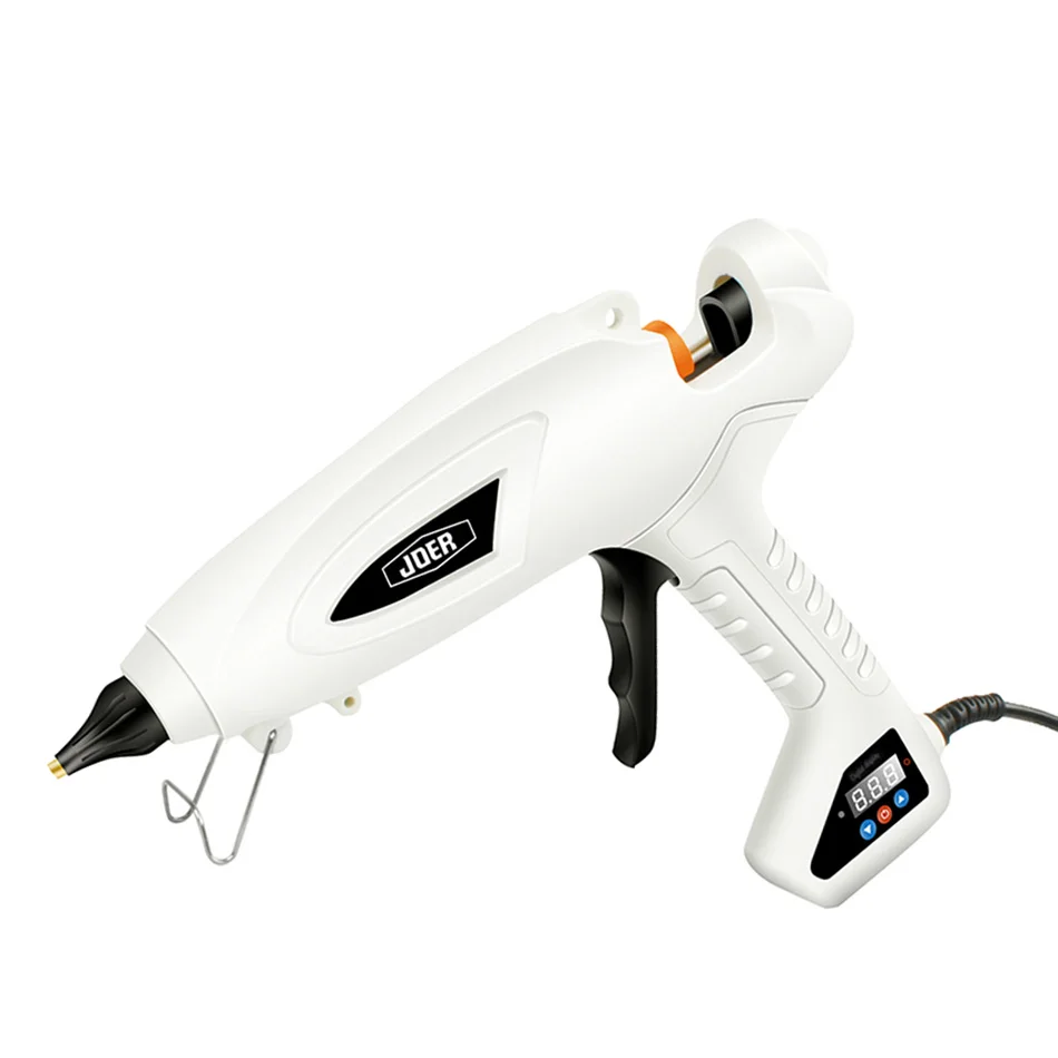 Профессиональный термоклеевой пистолет, 300 Вт, цифровой дисплей, регулируемая температура, промышленный