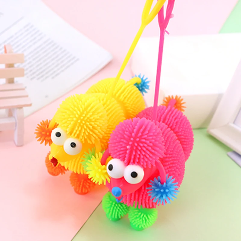 Hot selling Shark Pig Rabbit Big eyes TPR puffer ball cute animal toys stress relief Squeeze Ball for Kids and Adults