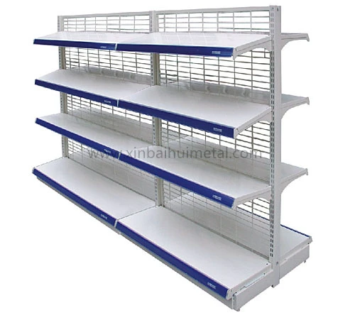Hot Wire Back Steel Store Heavy Layer SETS Rack Supermarket Shelf For Dollar Stationary Convenience Store