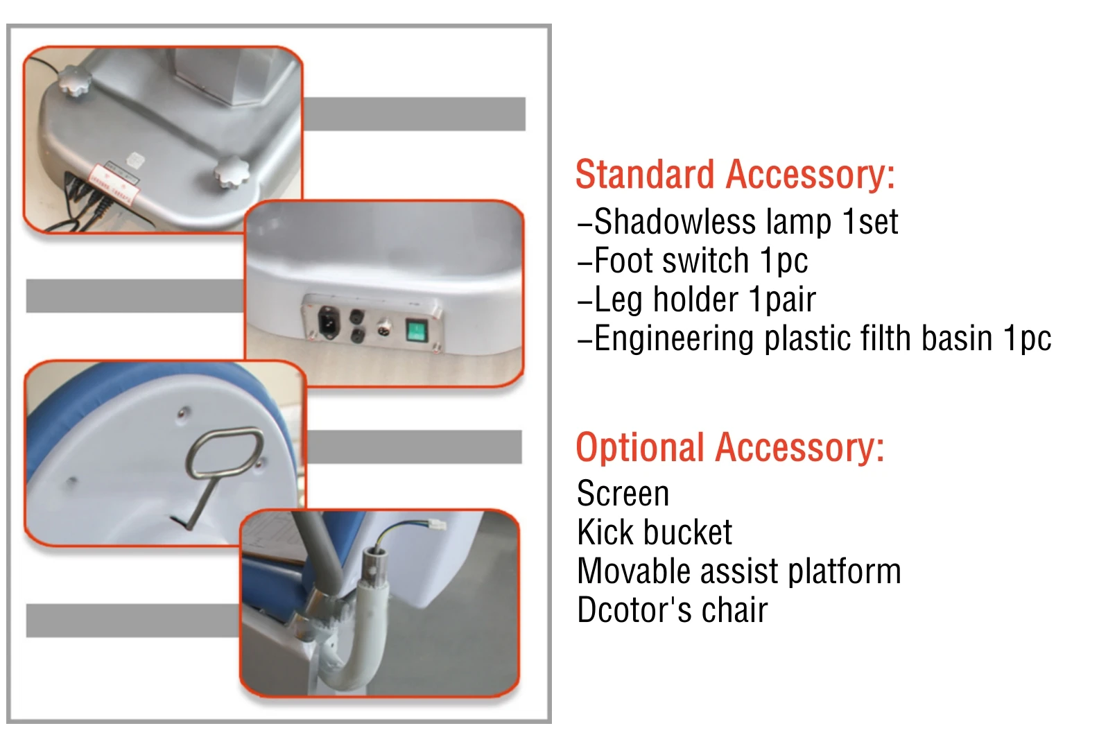 Medical obstetric chair delivery bed portable gynecological examination chair