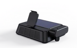 ESP Car Air Cleaner with Solar wireless charging Aromatherapy Car Air Purifier