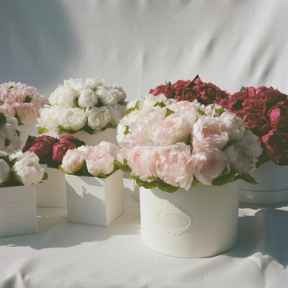 Manufacturer Supply Last 3 Years Forever Peonies Boxed Rose Preserved Peony Flower