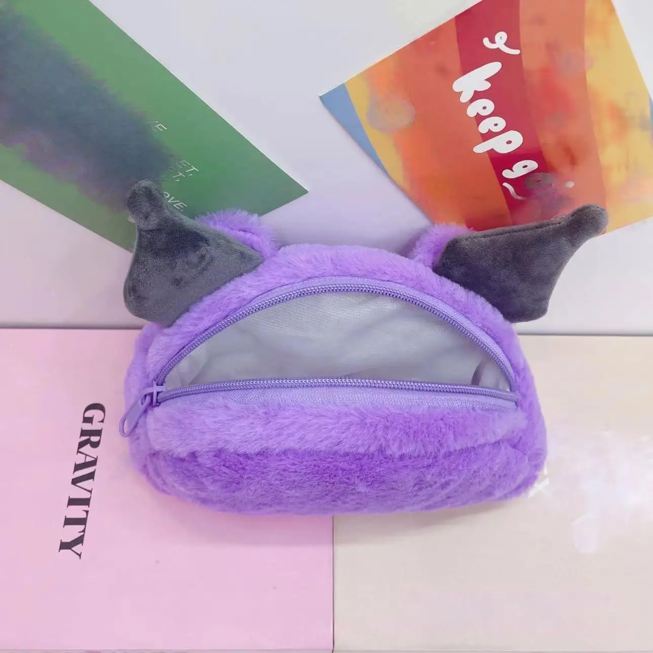 Wholesale hot selling Japanese cartoon cross dressing plush toy stationery pencil case makeup bag SANRIOS series plush bag