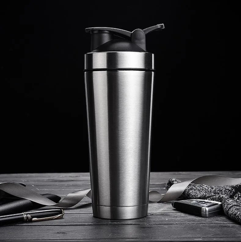 New products reusable glass protein shaker bottle custom stainless steel for sport shaker custom logo water bottle