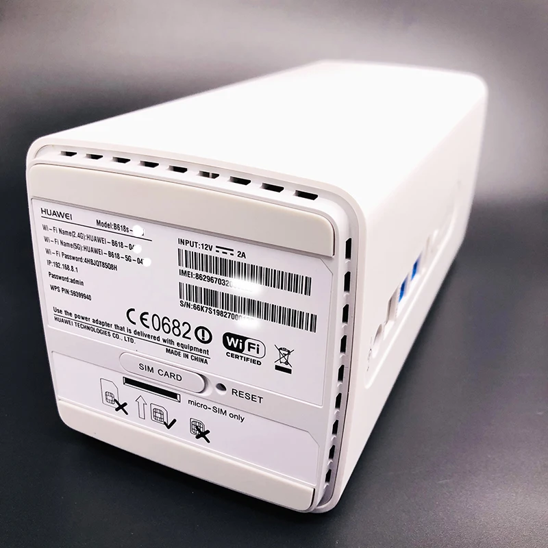 Huawei B618s-22d 4G+ Wireless Router LTE 600Mbps  B618 4G CPE Router WIFI 64 Users